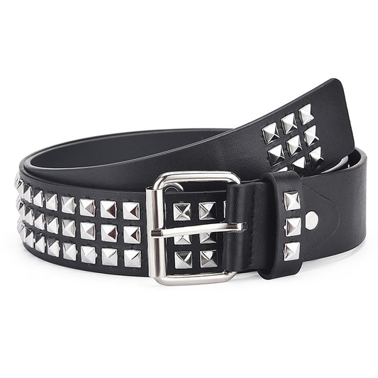 Belt Punk Hardware Jeans Strap