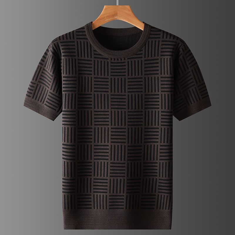 Autumn And Winter Round Neck Plus Size Knitwear Sweater Men