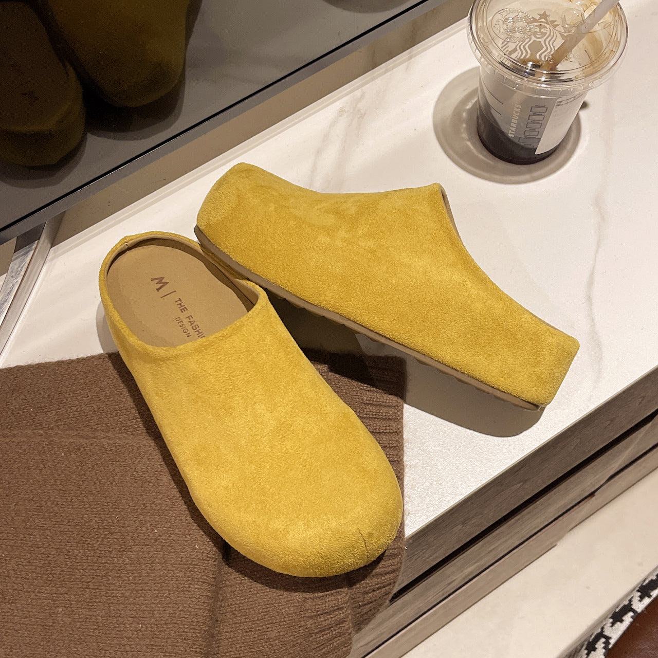 Women's Fashionable All-match Closed-toe Slippers