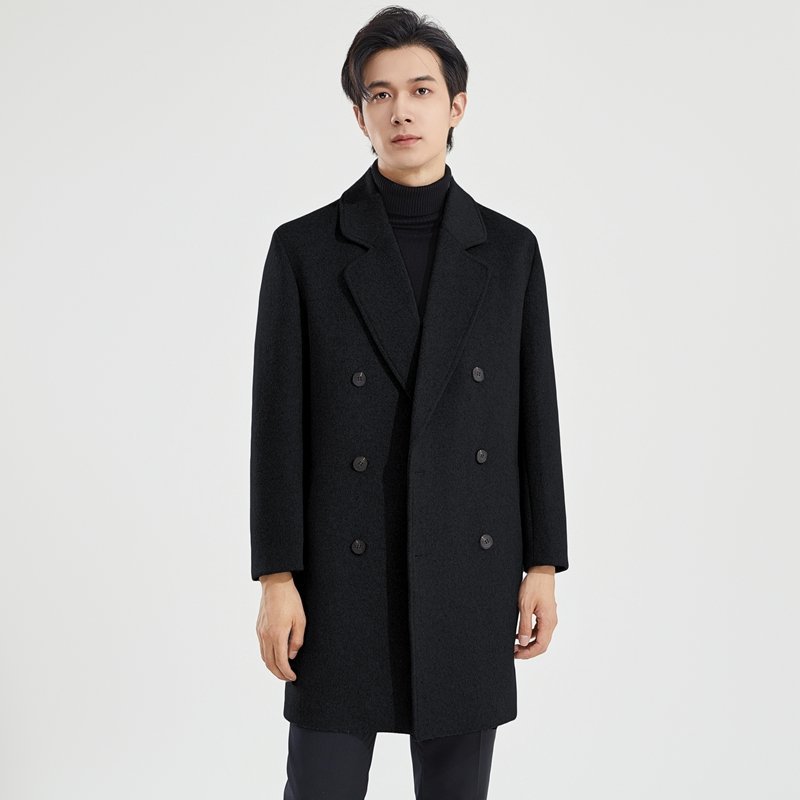 New Stylish Double-faced Wool And Cashmere