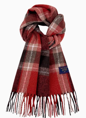 All-match Plaid Imitation Cashmere Women's Warm Scarf