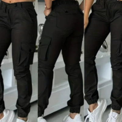 Women's Tappered Work Clothes Trousers