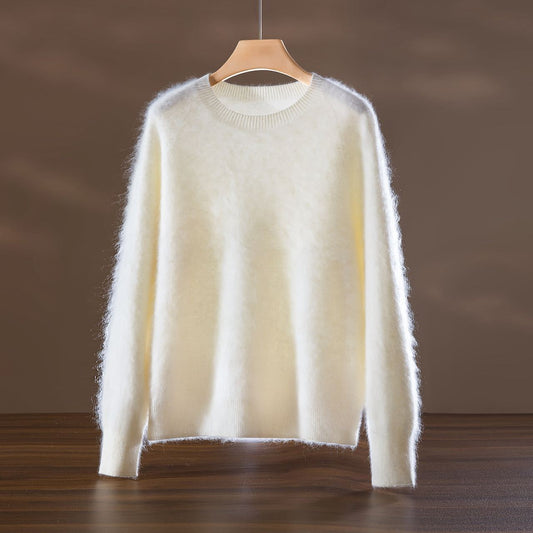 Womens Loose Warm Soft And Fluffy AutumnWinter Fleece Top