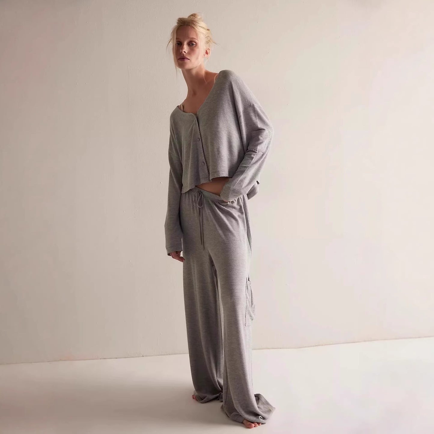 Womens Two-Piece Set Casual Elegant And Chic In European And American Styles