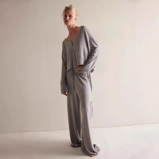Womens Two-Piece Set Casual Elegant And Chic In European And American Styles