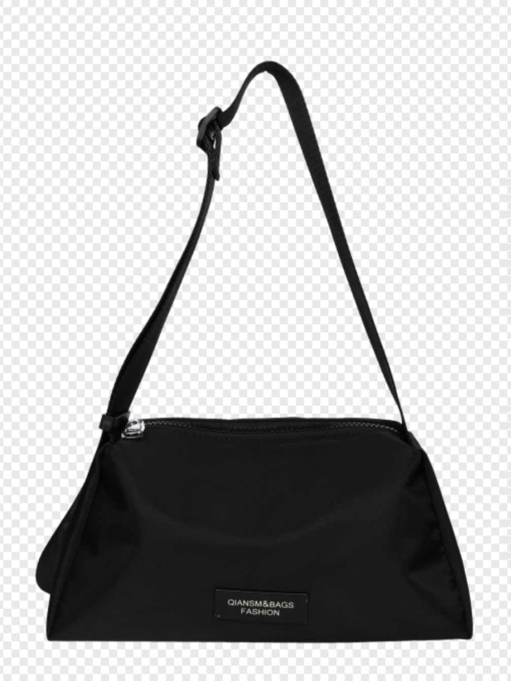 Solid Color Simple Crossbody Oxford Cloth Waterproof Bag Women's New