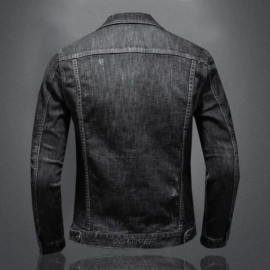 Fashionable Men's Retro Slim Denim Shirt