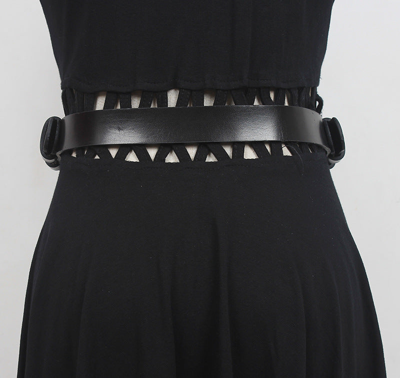 European And American Designer Personalized Metal Leather Chain