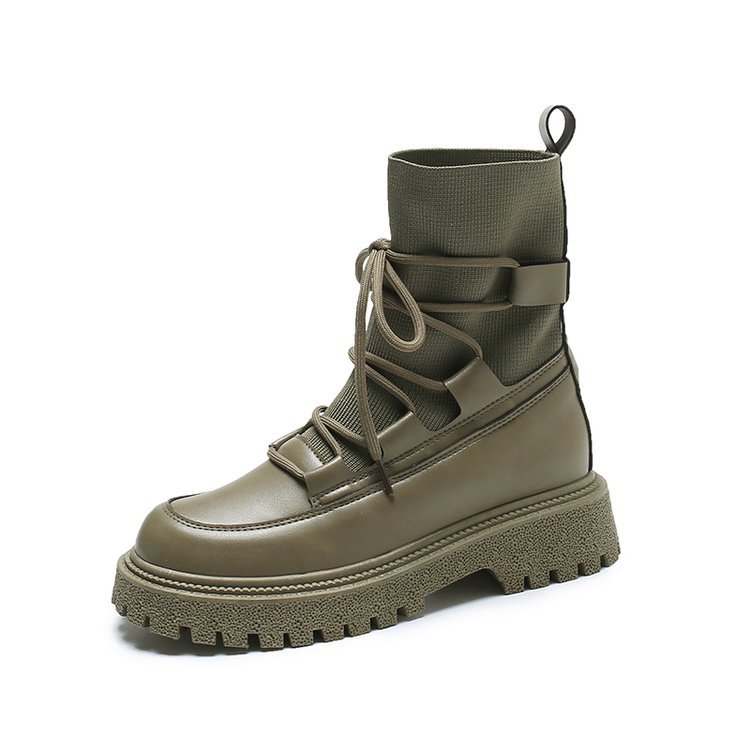 Autumn And Winter New European Station Trend With Martin Boots Casual Short Boots