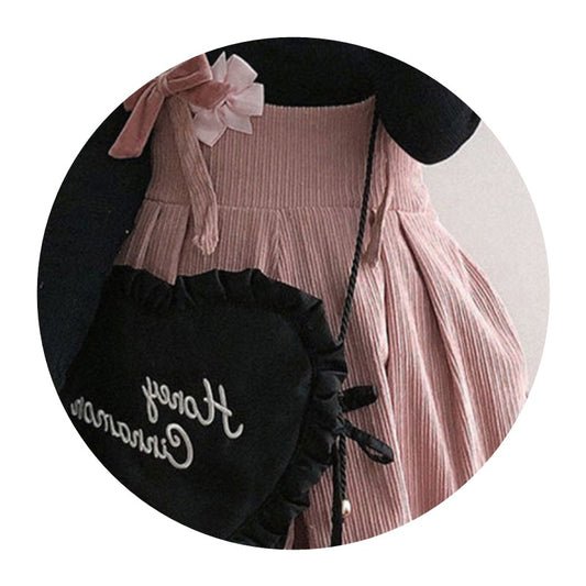 Fungus Lace Soft Girl Style Cute Overalls Women