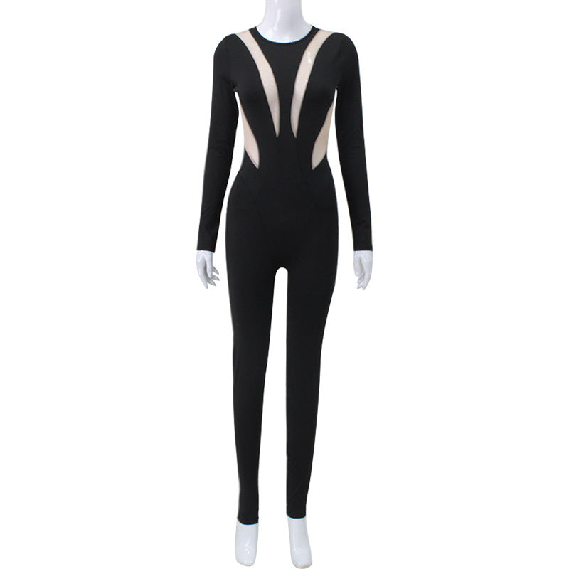 Women's Round Neck Long-sleeve Color Trend