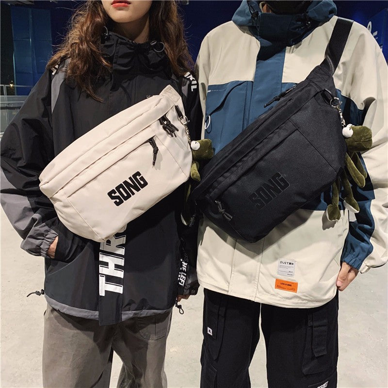 Nylon Shoulder  Large Capacity Chest Bag