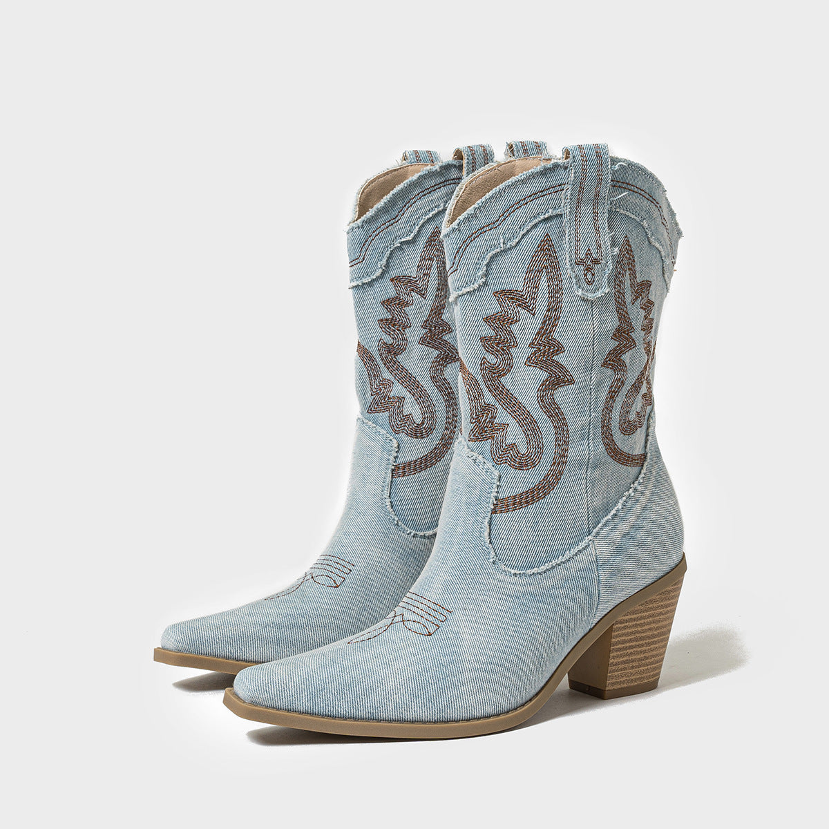 Fashionable Chunky Heel Women's Boots