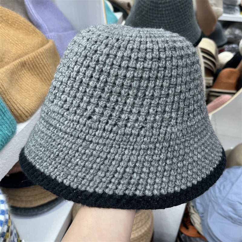 Women's Fashion Versatile Wool Knitting Fisherman's Hat