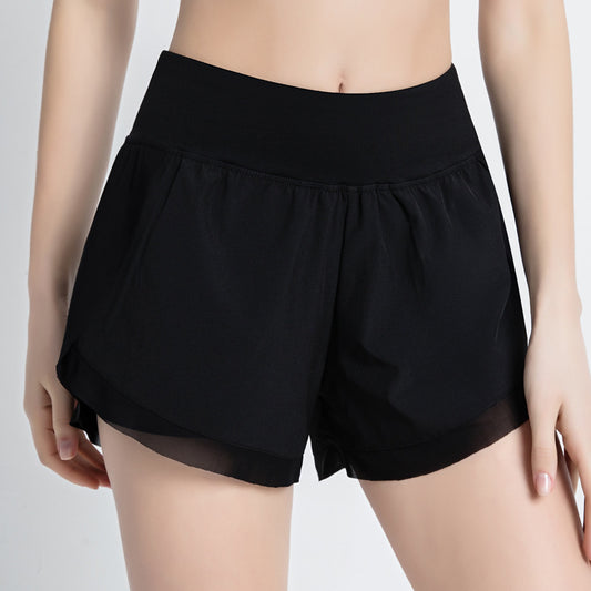 Anti-running Fitness Fake Two Loose Casual Pants