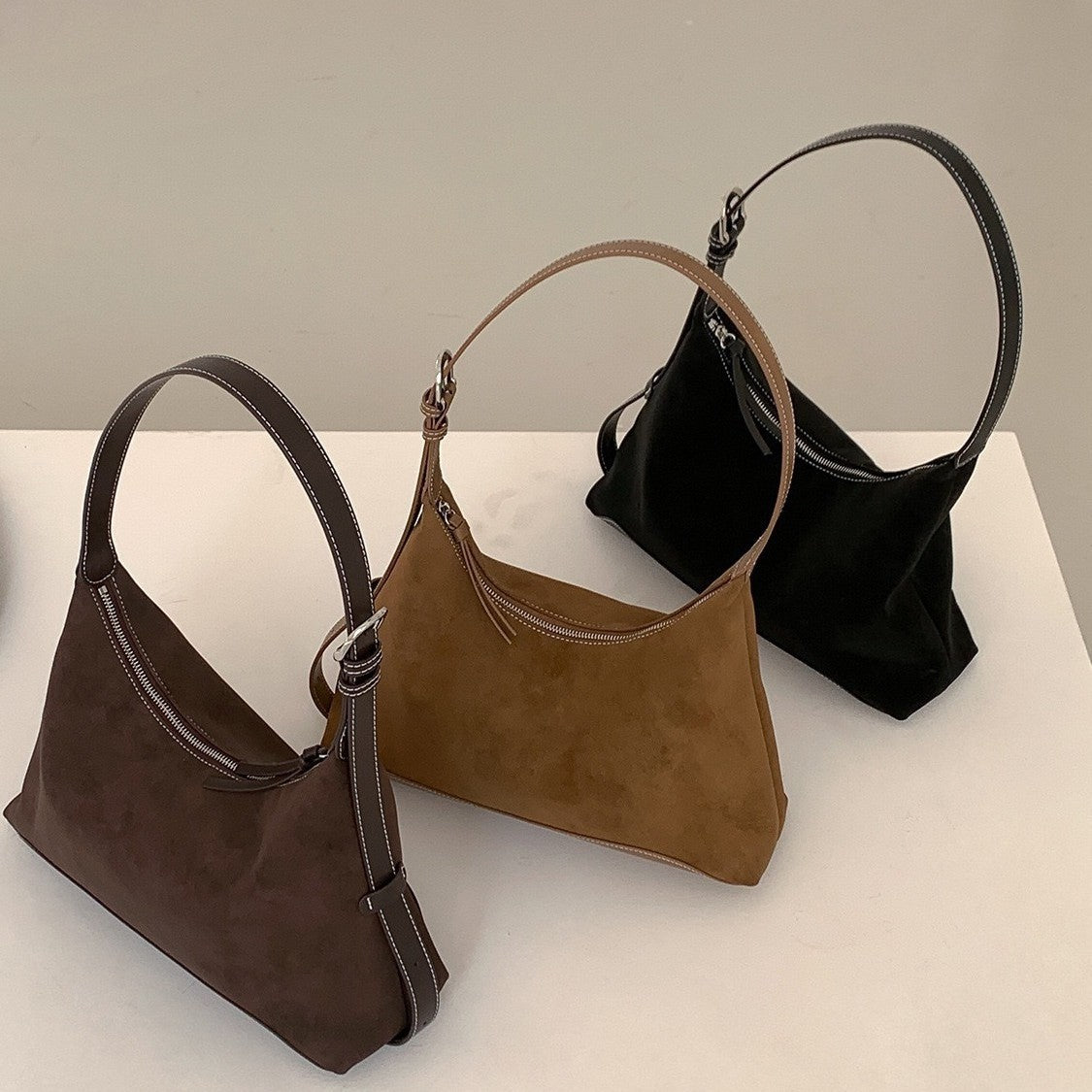 Unique, Niche Brown-toned Commuter Underarm Shoulder Bag