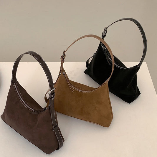 Unique, Niche Brown-toned Commuter Underarm Shoulder Bag
