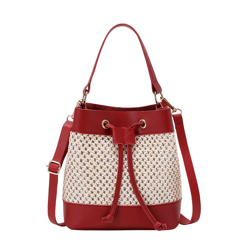 Fashion Women's Hollow Bucket Bag
