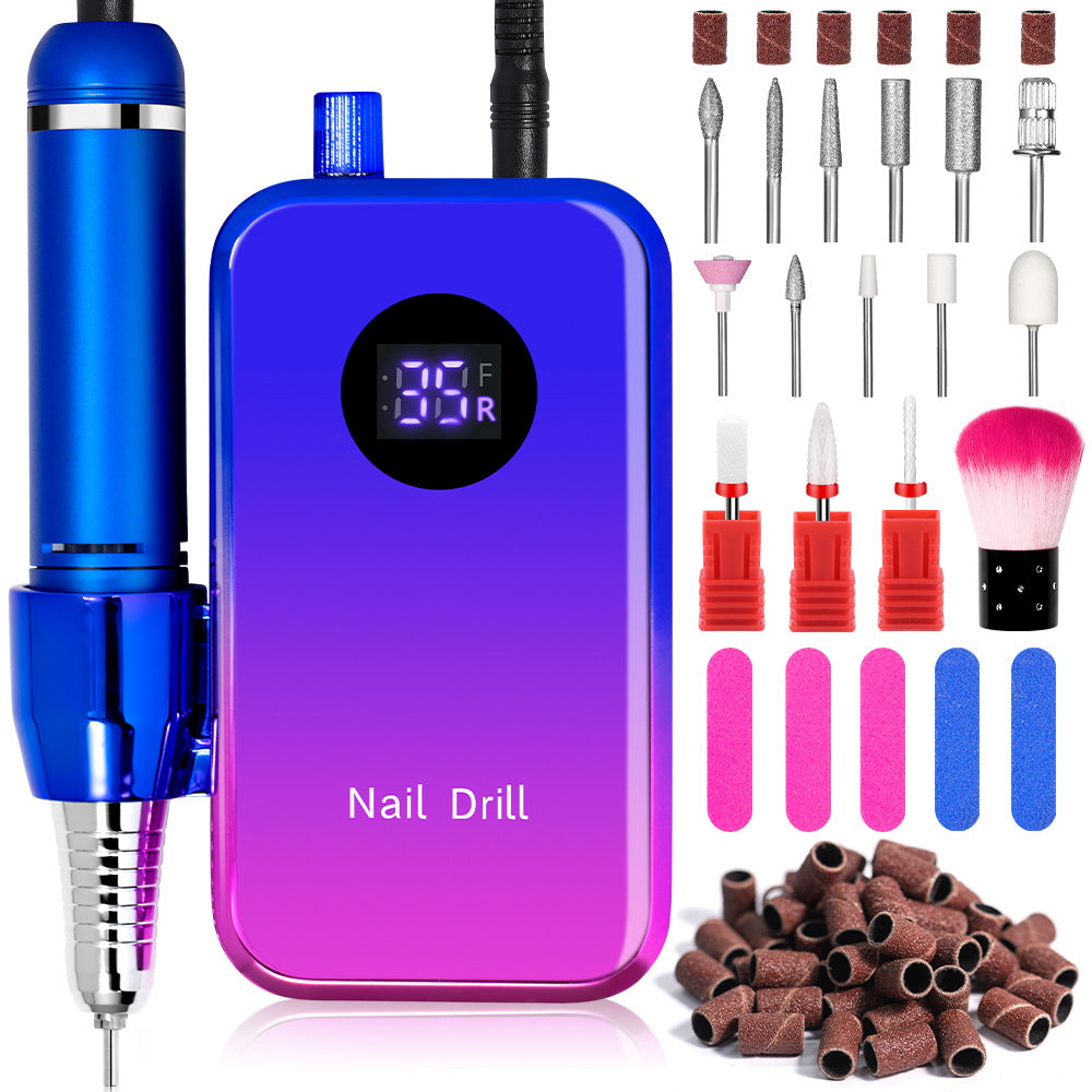 Portable Nail Polishing Machine Long Standby Rechargeable High Power