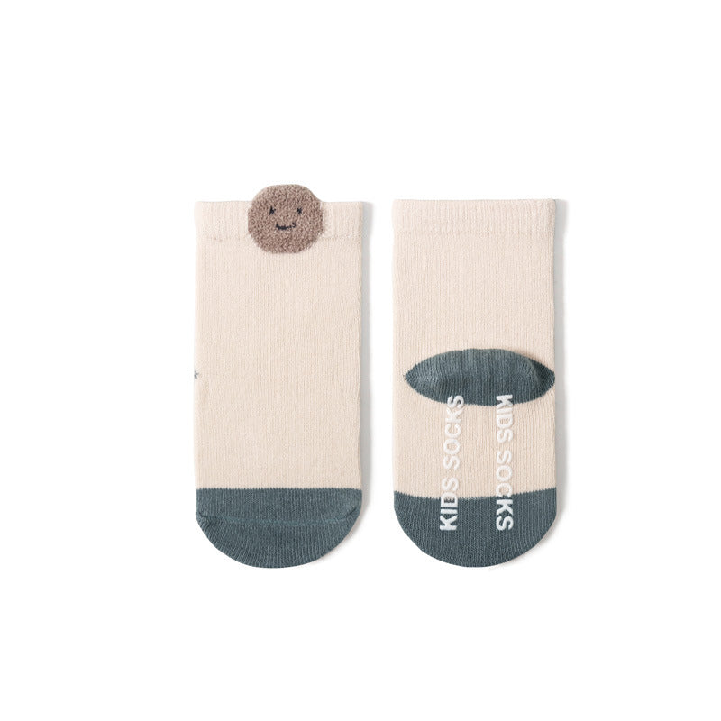 Middle Tube Cartoon Children Floor Socks