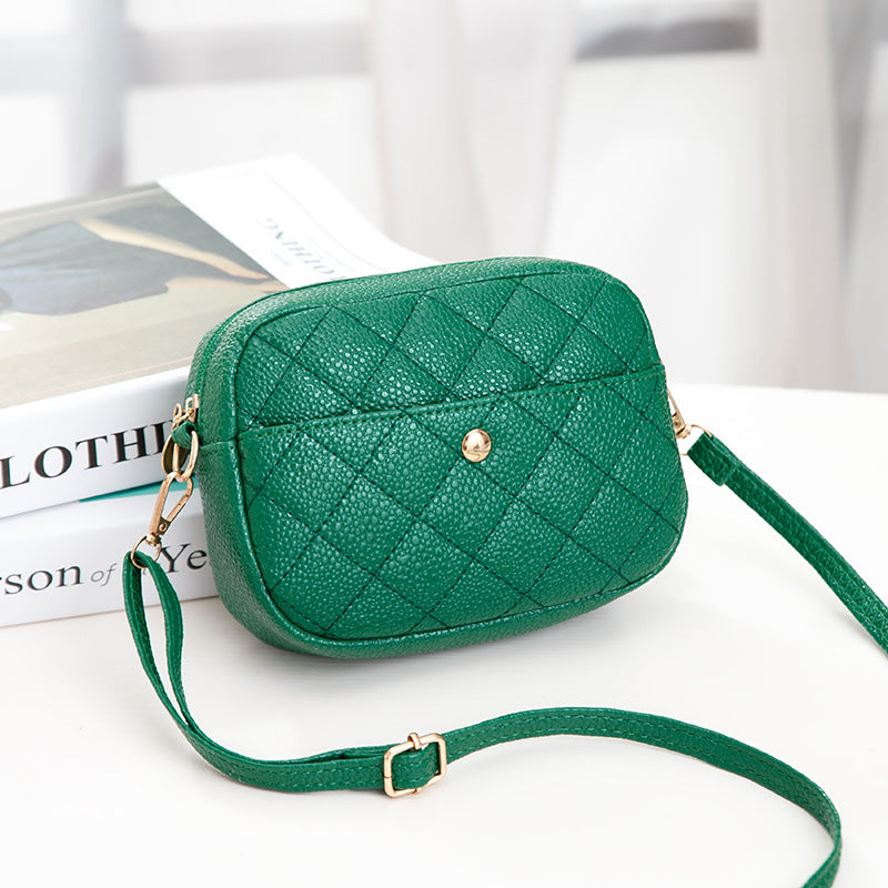 Fashionable Matte Texture Single Shoulder Crossbody Bag