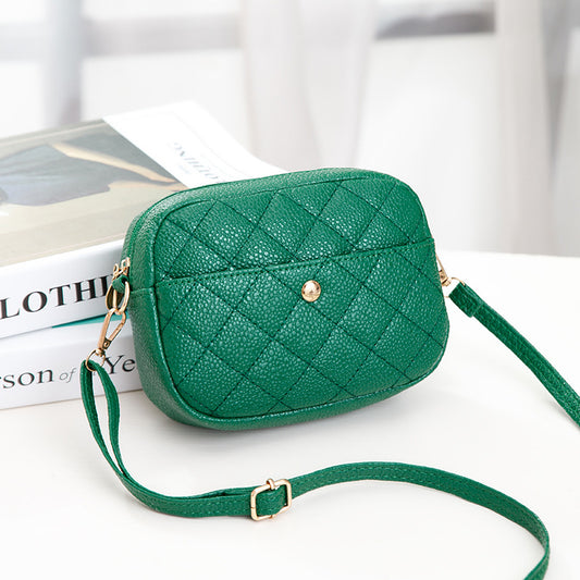 Fashionable Matte Texture Single Shoulder Crossbody Bag