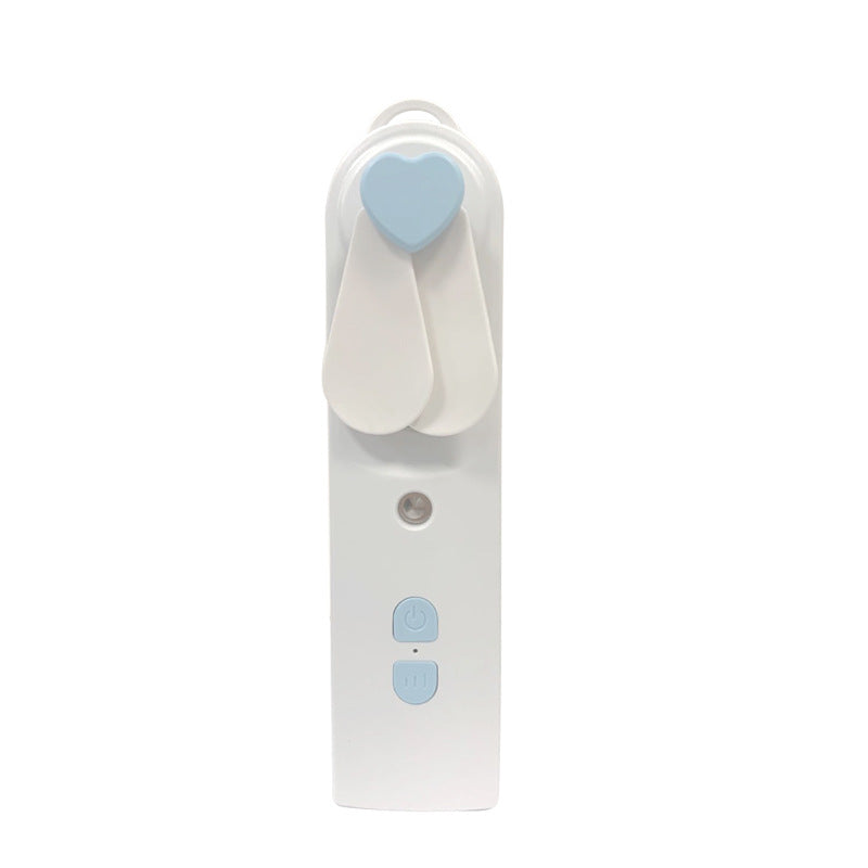 Handheld Mini Fan Moisturizing Spray Moisturizing Meter