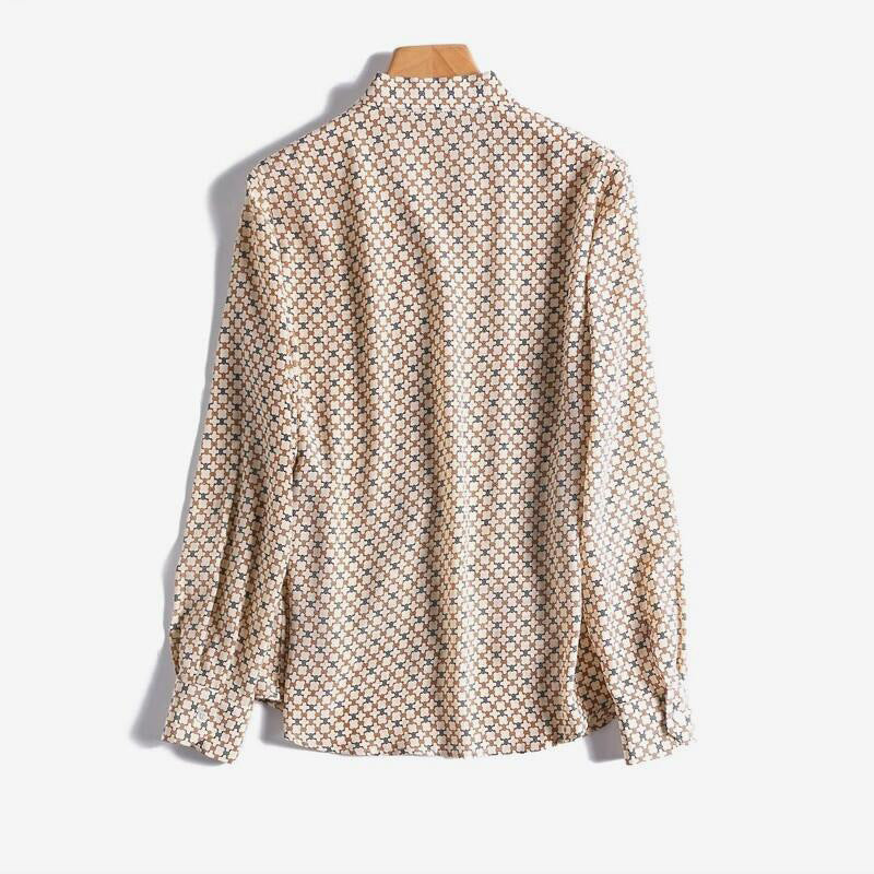 French Style Hong Kong Style Loose Shirt Chic Top