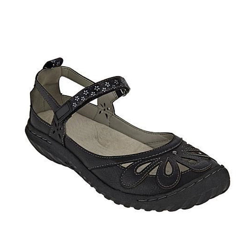 Plus Size Casual Fashion Hollowed-out Embroidered Sandals Round Toe Wedge