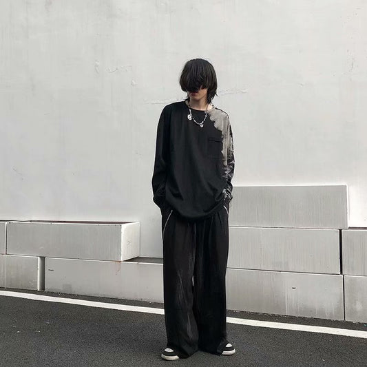Loose And Lazy Fashion Brand Design Sense Hip-hop Personality Top
