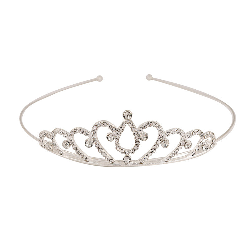 Children's Rhinestone Three-dimensional Crown Headband