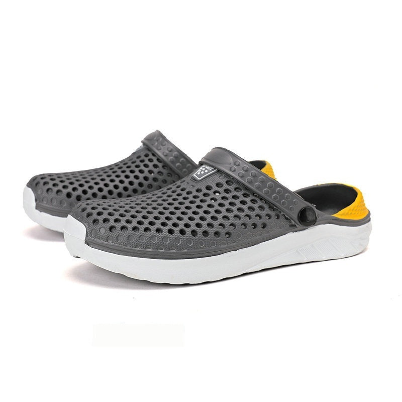 Summer Dongdong Shoes Men'S Dual Use Trend Small Size 36 Outdoor 37 Sandals Lovers Beach Baotou Sandals