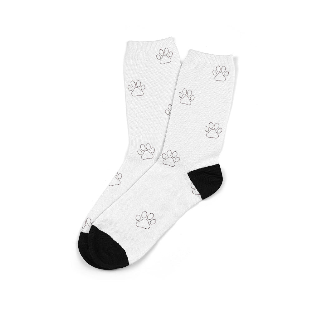 Personalized Photo Fun Male And Female Middle Tube Socks To Make Pictures