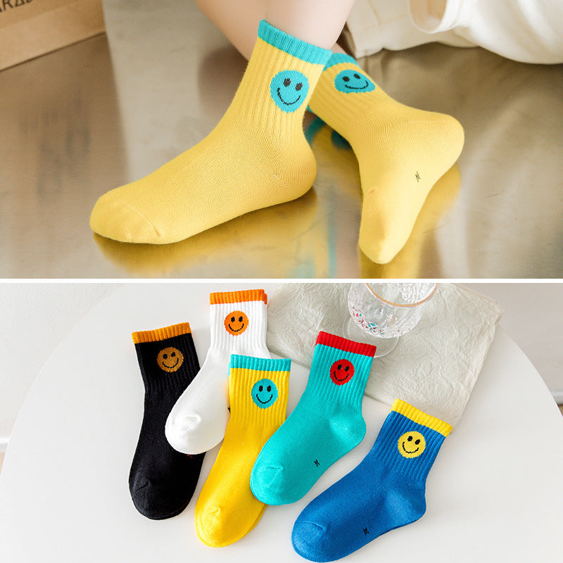 Cartoon Sports Children's Socks Autumn And Winter New
