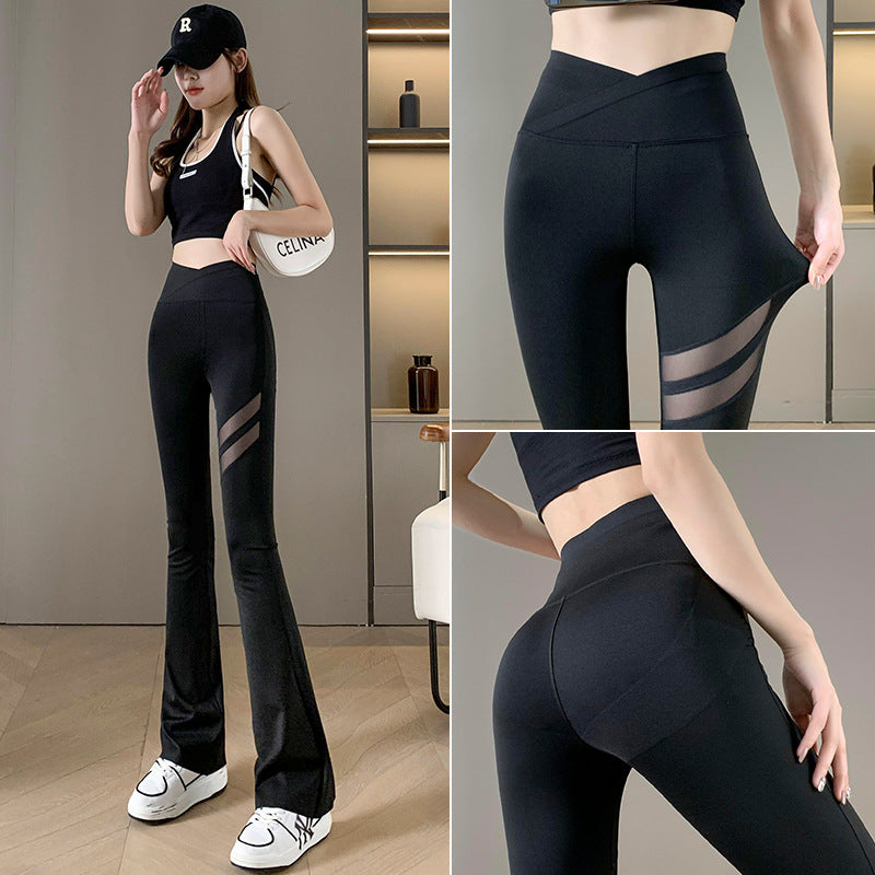 High Waisted Shark Casual Pants