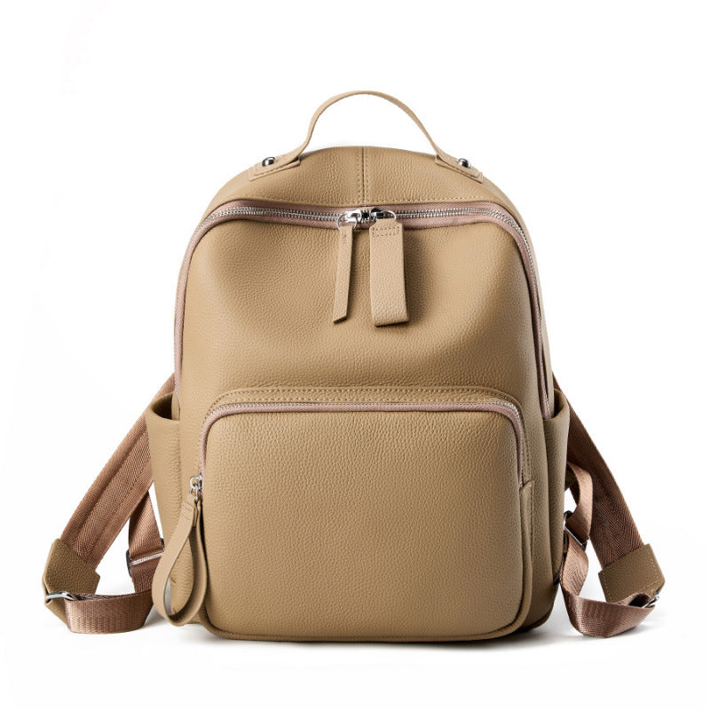 New Top Layer Cowhide Large Capacity Computer Bag