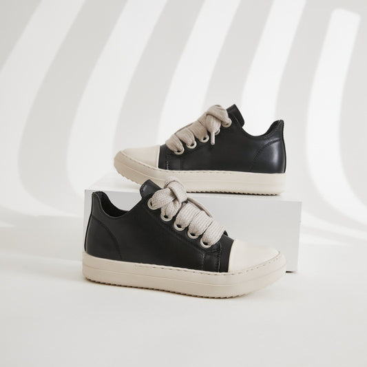 Thick Shoelace Personalized Thick Bottom Stitching Candy Color Women's Shoes