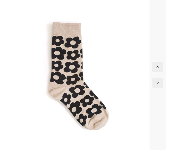 Cute cartoon flower socks cotton girl in stockings