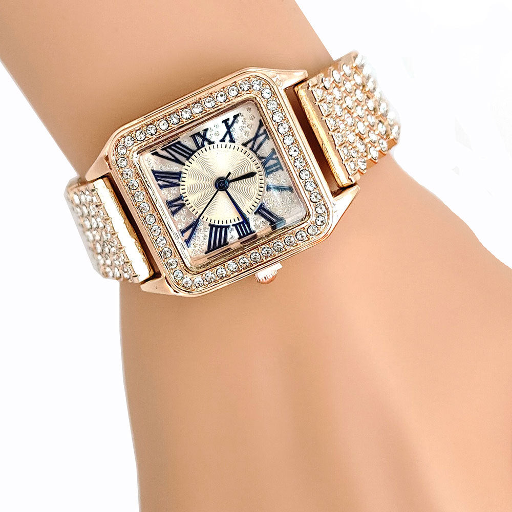 Armbåndssæt Firkantet Fuld Himmelstjerne Fuld Diamant Dameur
