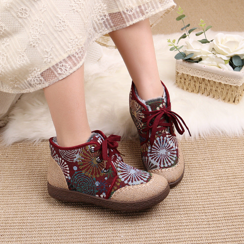 Women's Winter Cloth Shoes Non-slip