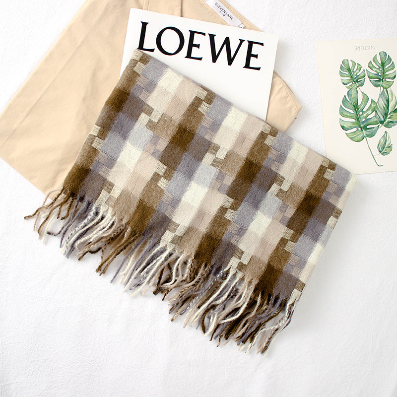 Fashion Imitation Cashmere Warm And Sunscreen Scarf