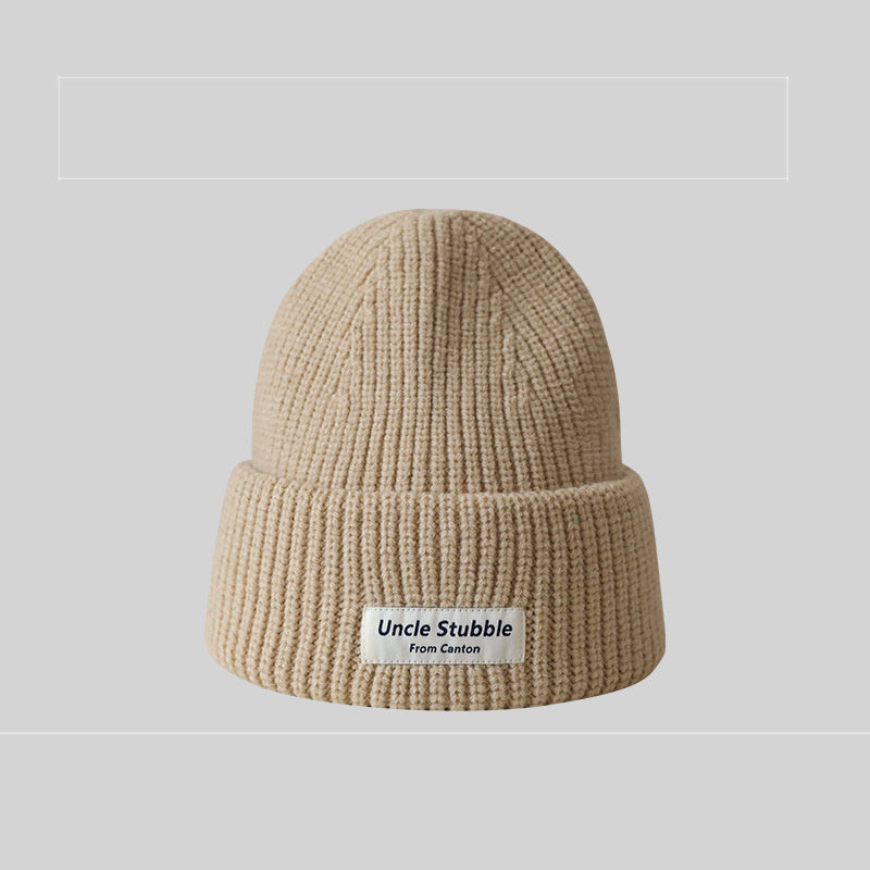 Version All-matching Thickened Warm Ear Protection Wool Knitted Hat