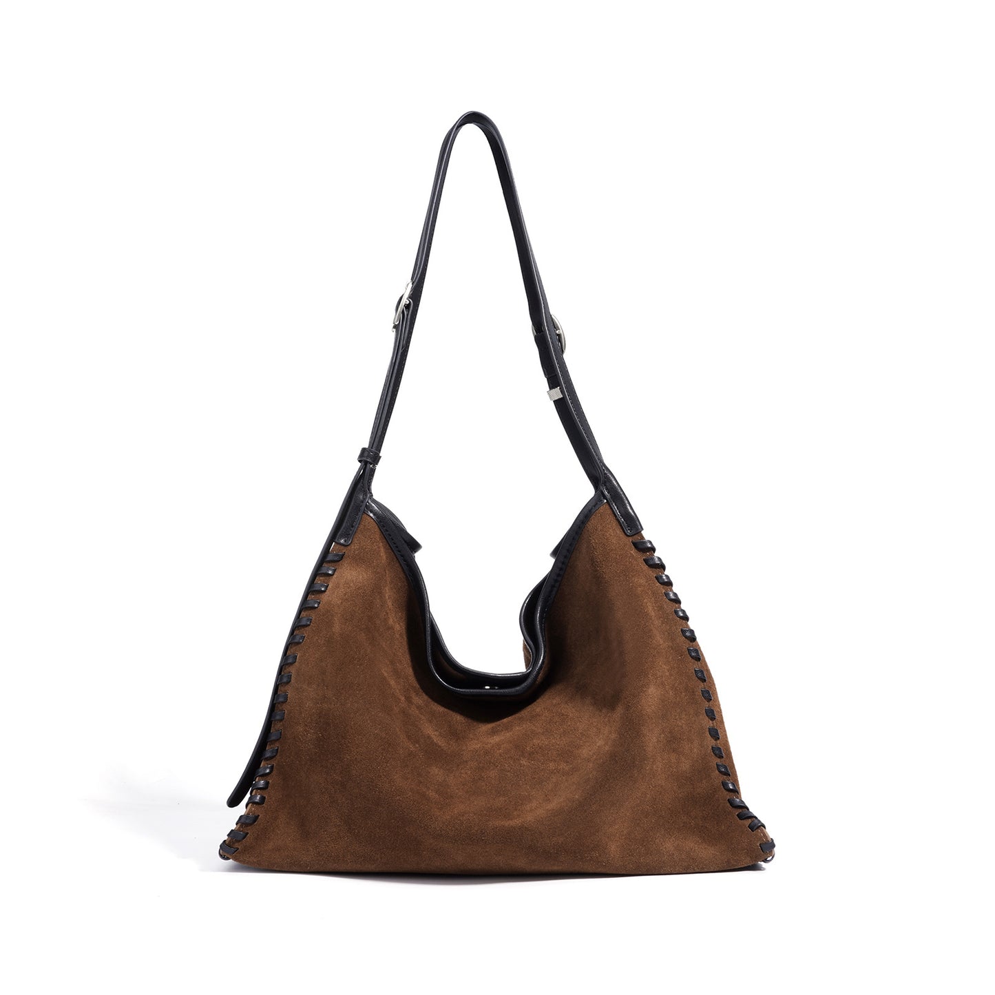 Womens Matte Leather Shoulder Commuter Crossbody Bag