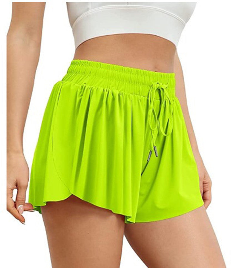 New European And American Leisure Sports Shorts High Waist