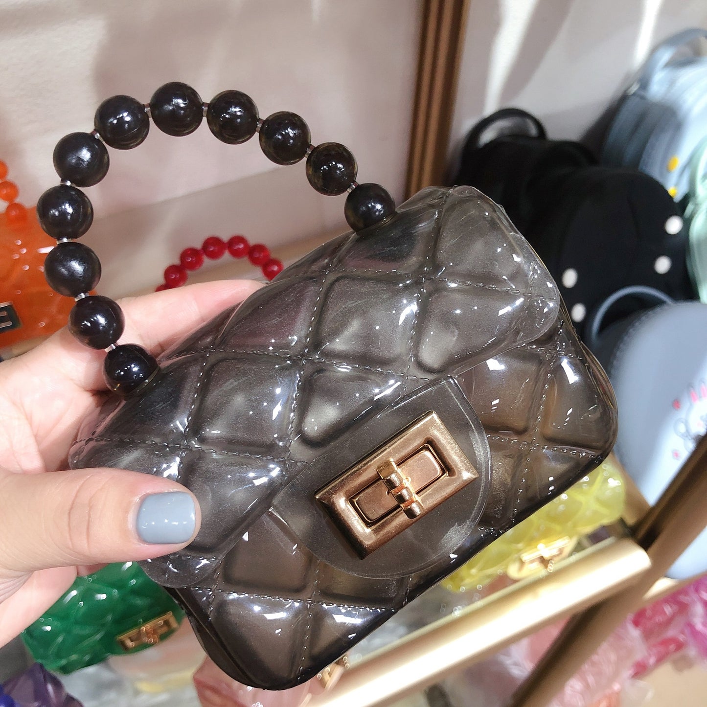 Chain Pearl Messenger Bag
