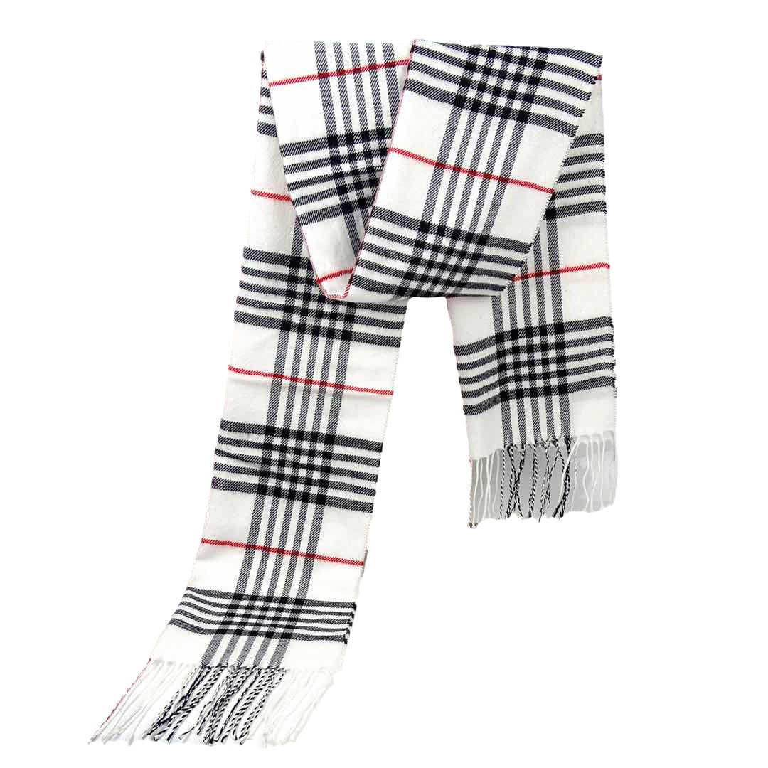 Men's Versatile Reversible Checkered Shawl Scarf