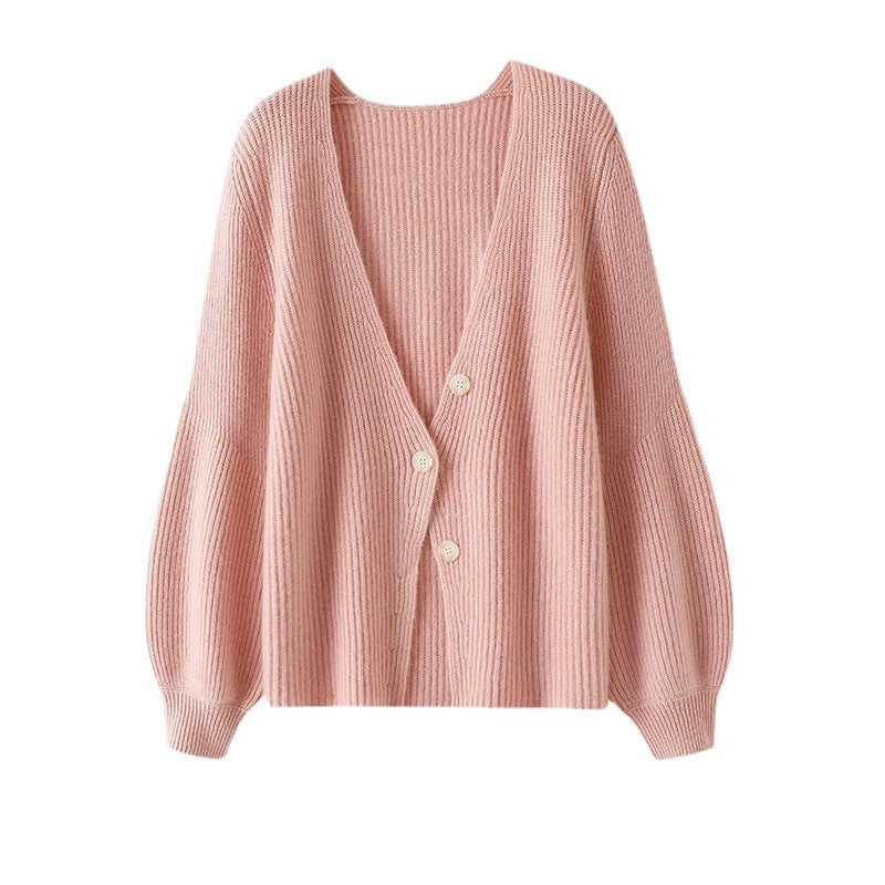 Women's Autumn And Winter New Solid Color Loose Long Sleeves Top