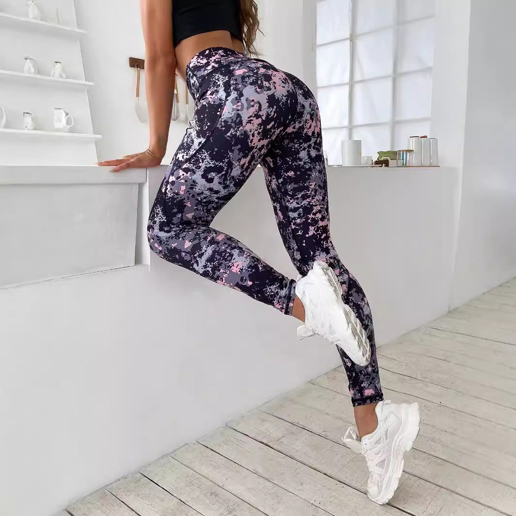 Women's New Arrival Printed High-Waisted Soft And Comfortable Leggings For Outerwear