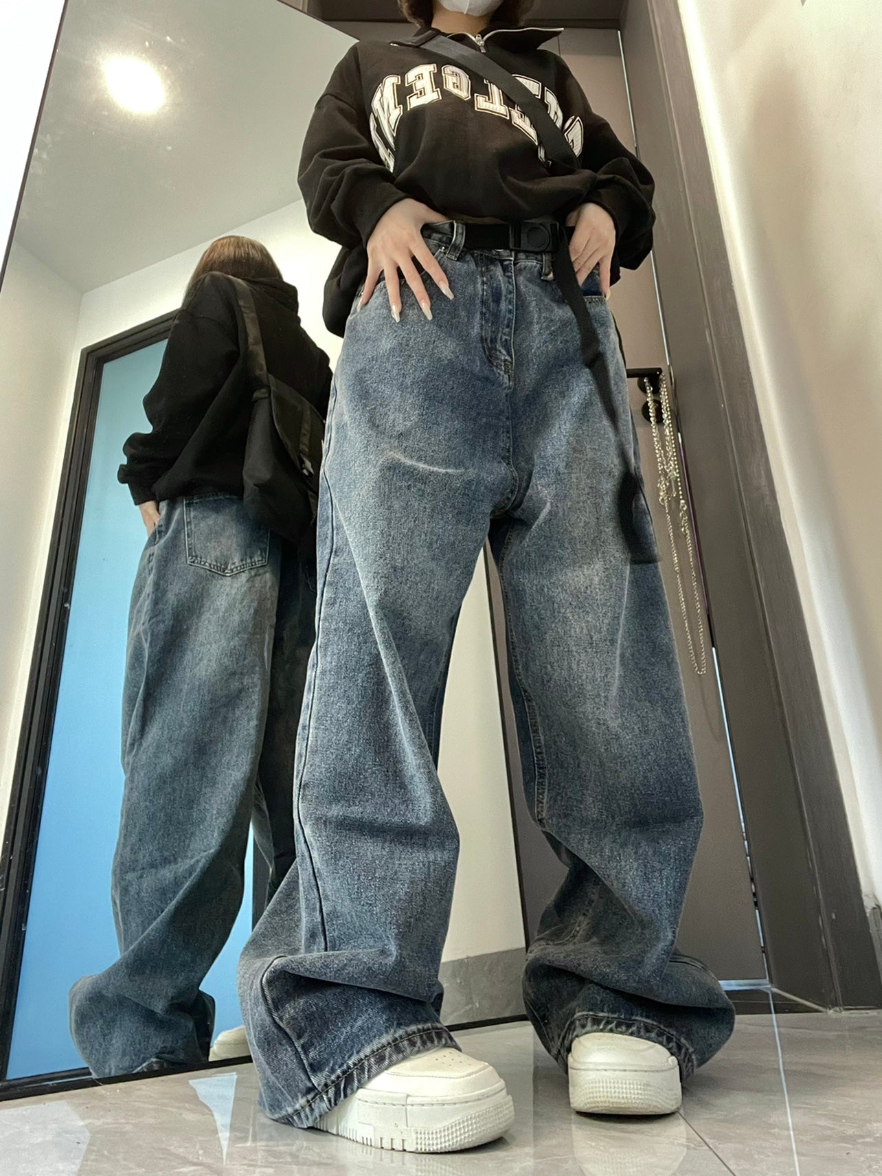 Women's Vintage Loose Wide Leg Jeans
