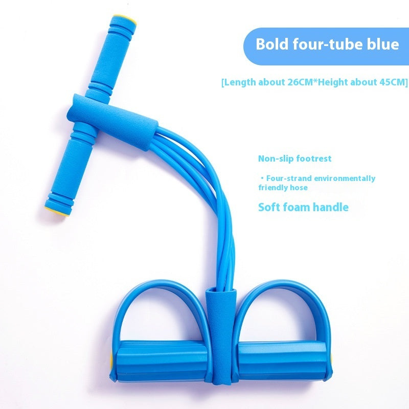 Four-tube Six-tube Pedal Chest Expander Open Shoulder Beauty Back